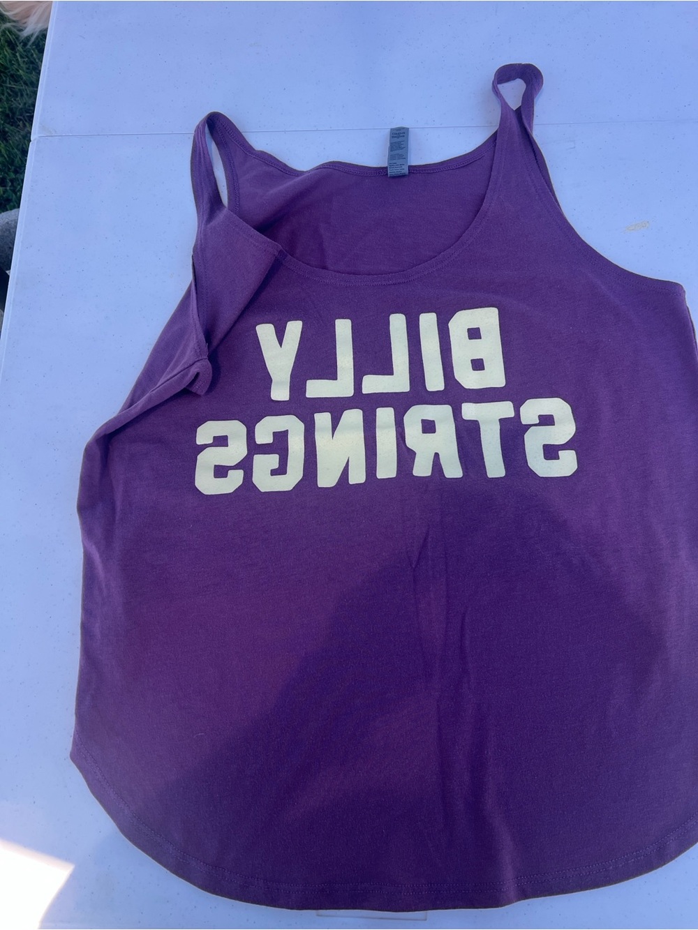 'BILLY STRINGS' women’s Tank Top mirror vision large